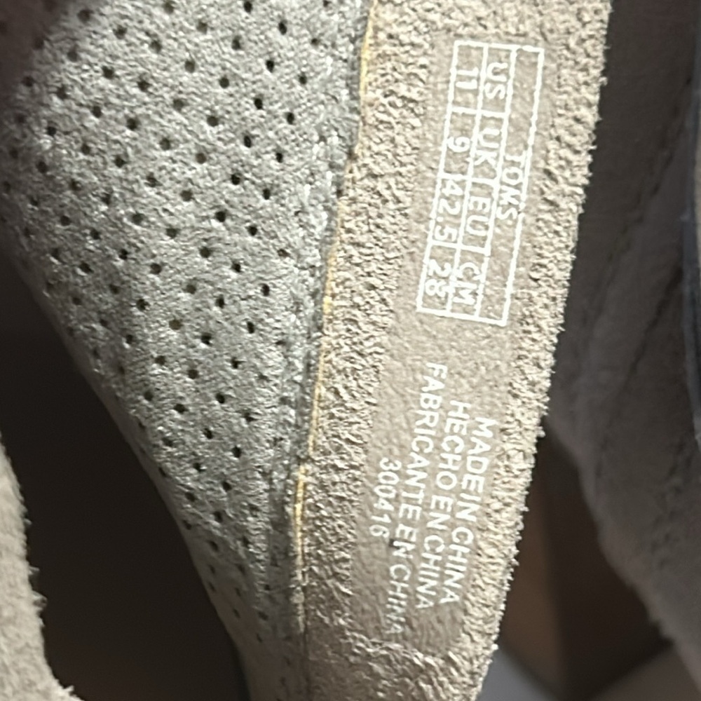 TOMS Women's Majorca Booties in Heather Grey Size 11 - Picture 10 of 10